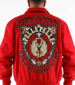 Pelle Pelle Band Of Brothers Red Jacket