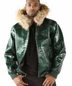 Pelle Pelle Basic Nile Green Cayman jacket