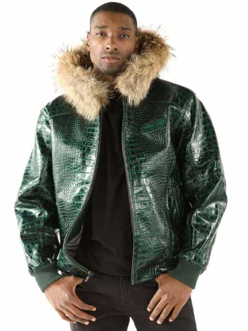 Pelle Pelle Basic Nile Green Cayman jacket