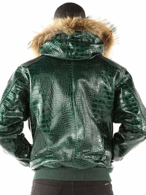 Pelle Pelle Basic Nile Green Two-Tone Cayman Jacket