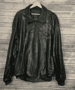 Pelle Pelle Black Leather Marc Buchanan Jacket