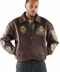 Pelle Pelle Coat Of Arms Brown Jacket