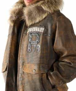 Pelle Pelle Forever Fearless Fur Hood Leather Jacket