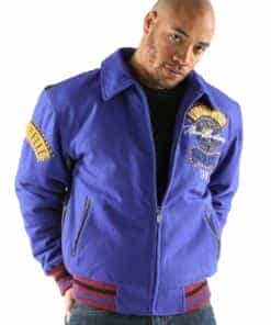 Pelle Pelle Men's The World Tour Blue Jacket