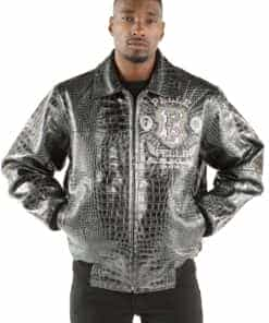 pelle pelle eye on the prize black leather jacket