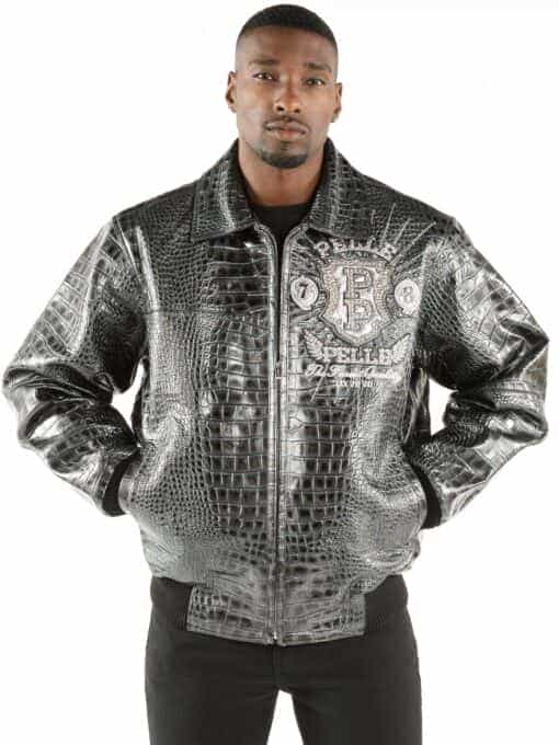 pelle pelle eye on the prize black leather jacket