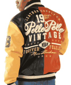 1978 pelle pelle forever fearless varsity jacket