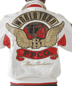 Mens Pelle Pelle White WorldTour Jacket