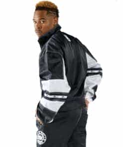 Pelle Pelle Black Old School Warm Up Tracksuit