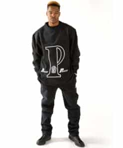 Pelle Pelle Black Sweatshirt Trouser