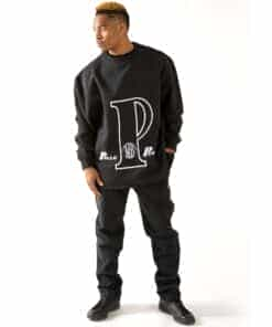 Pelle Pelle Black Sweatshirt With Trouser