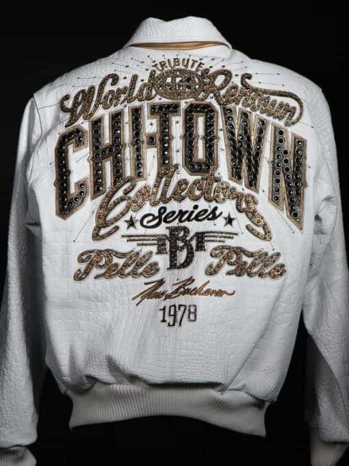 Pelle Pelle Chi-town White Leather Jacket