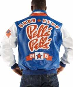 Pelle Pelle Classic Soda Club Blue Leather Jacket