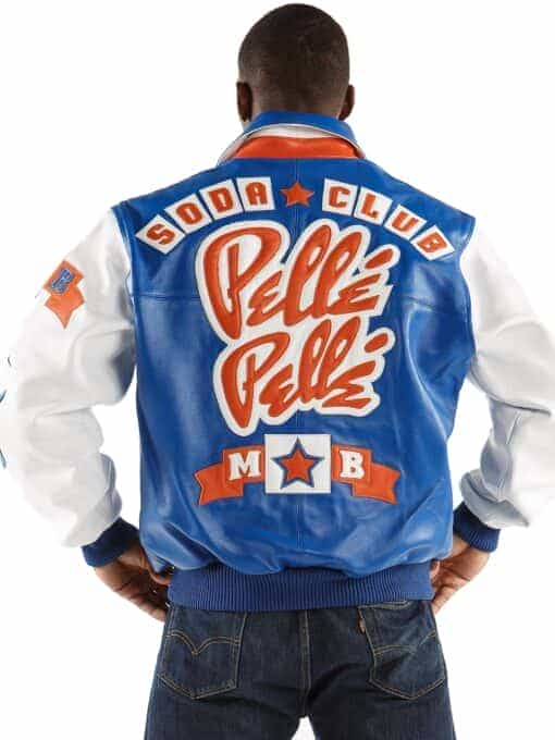 Pelle Pelle Classic Soda Club Blue Leather Jacket