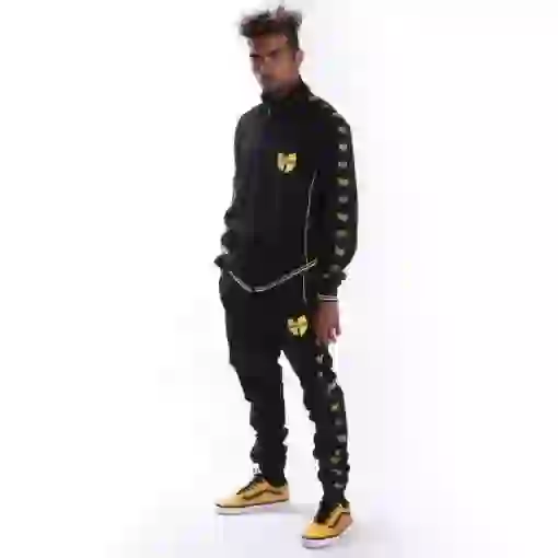 Pelle Pelle Mens Printed Black Tracksuit 2022