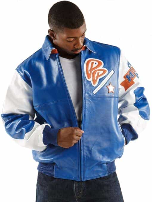 Pelle Pelle Soda Club Blue Leather Jacket