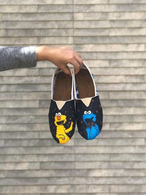 Cookie Monster & Elmo Doodle Vans