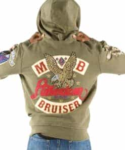 green pelle pelle american bruiser hoodie