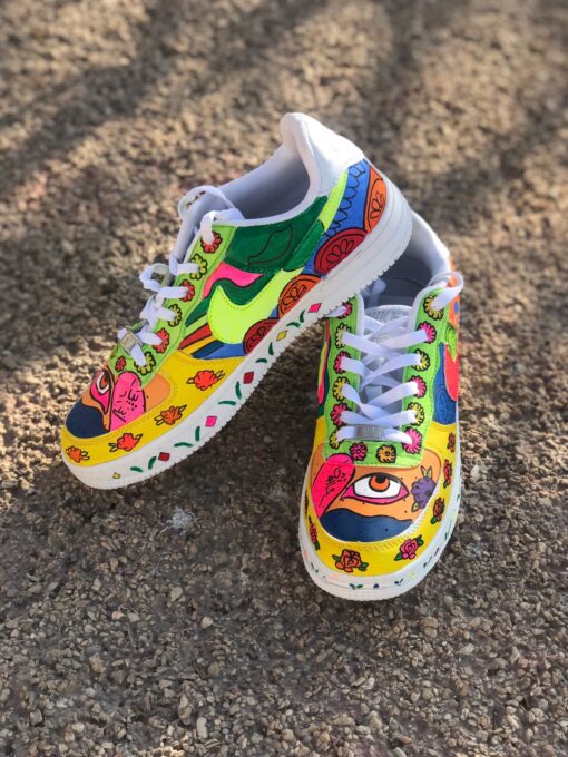 handpainted truck art sneakers