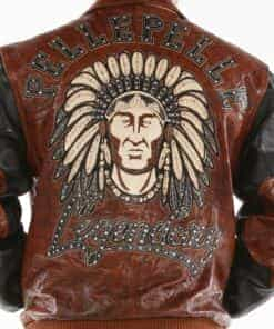 mens pelle pelle legendary indian chief leather jacket