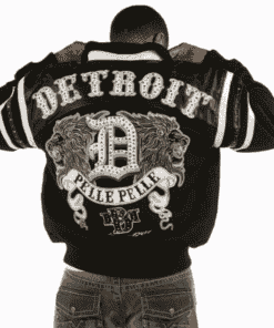 pelle pelle men’s black detroit jacket