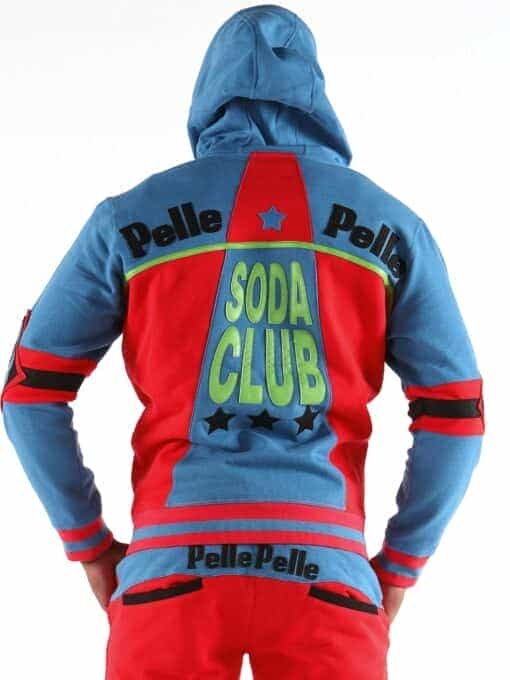 pelle pelle soda club warm up red tracksuit