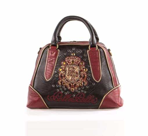 Pelle Pelle Ladies Maroon Leather Handbag