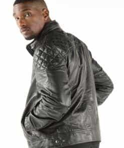 metro moto black leather jacket