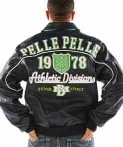 pelle pelle athletic division leather jacket