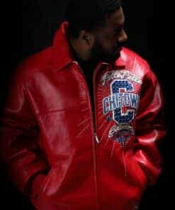 pelle pelle chi-town red jacket