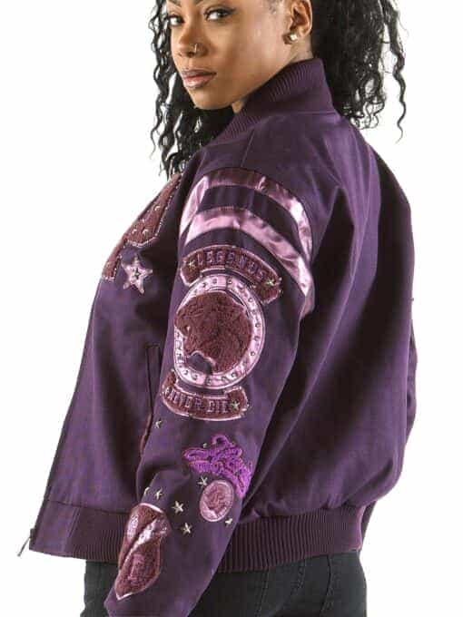 pelle pelle eclipse varsity jacket