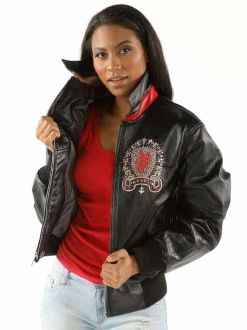 pelle pelle immortal black leather jacket