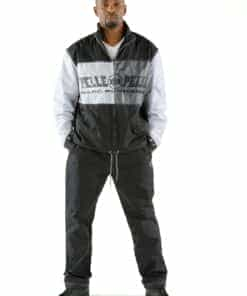 pelle pelle mb mirror jogger black set