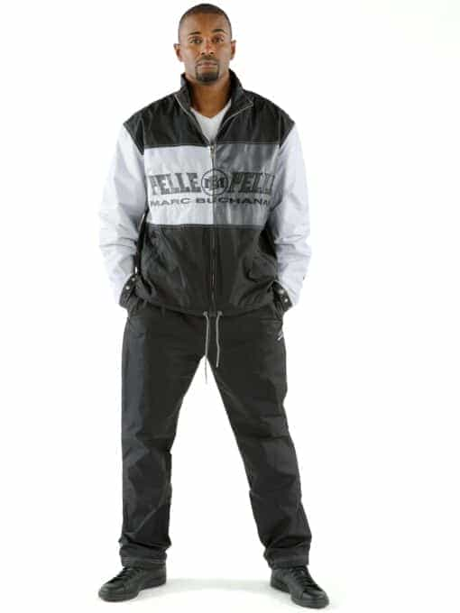 pelle pelle mb mirror jogger black set