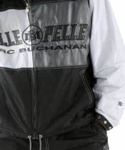 pelle pelle mb mirror jogger black track suit