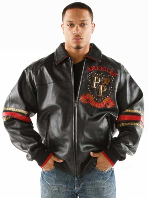 pelle pelle men's american rebel leather jacket