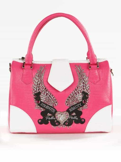 pelle pelle pink handbag