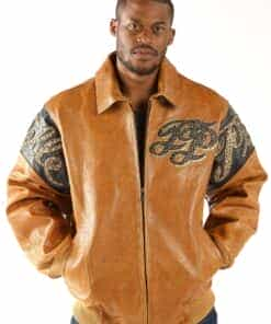 pelle pelle steadfast black panther brown leather jacket