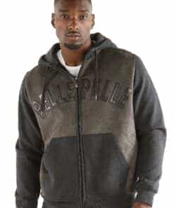 pelle pelle charcoal hoodie