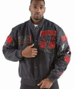 pelle pelle deadly over a beat grey jacket