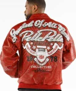 pelle pelle greatest of all time red leather jacket