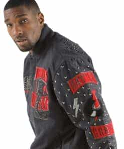 pelle pelle men's deadly over a beat grey jacket