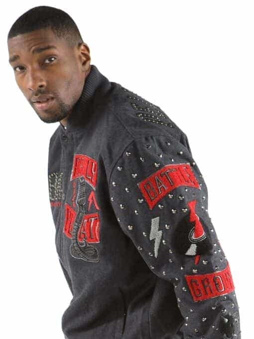 pelle pelle men's deadly over a beat grey jacket