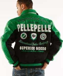 pelle pelle men's original & true green leather jacket