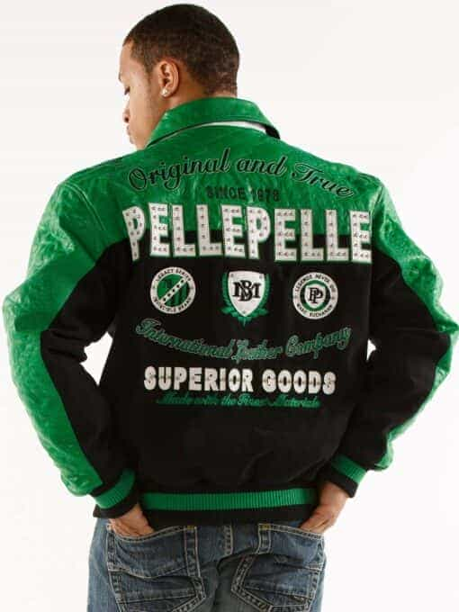 pelle pelle men's original & true green leather jacket