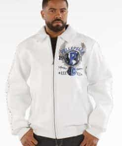 pelle pelle men's world famous legend white jacket