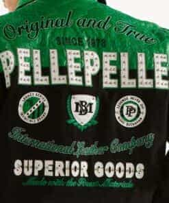 pelle pelle original & true green leather jacket