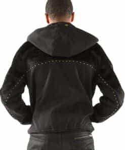 pelle pelle ornate p black hoodie