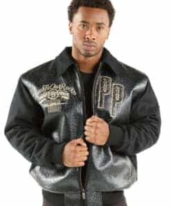 pelle pelle true to our roots black leather jacket