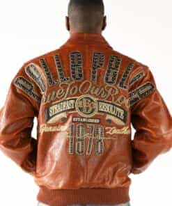 pelle pelle true to our roots brown leather jacket